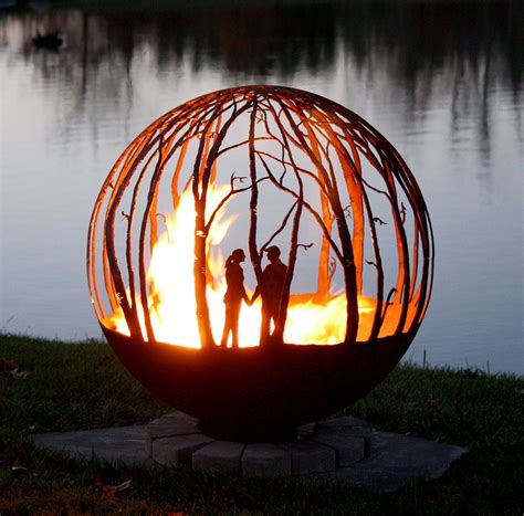 sheet metal for fire pit|artistic fire pit steel designs.